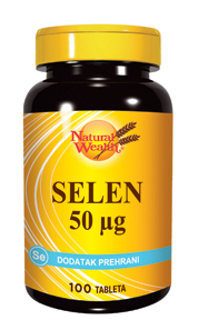 NATURAL WEALTH SELEN TABLETE 50MG A100-0
