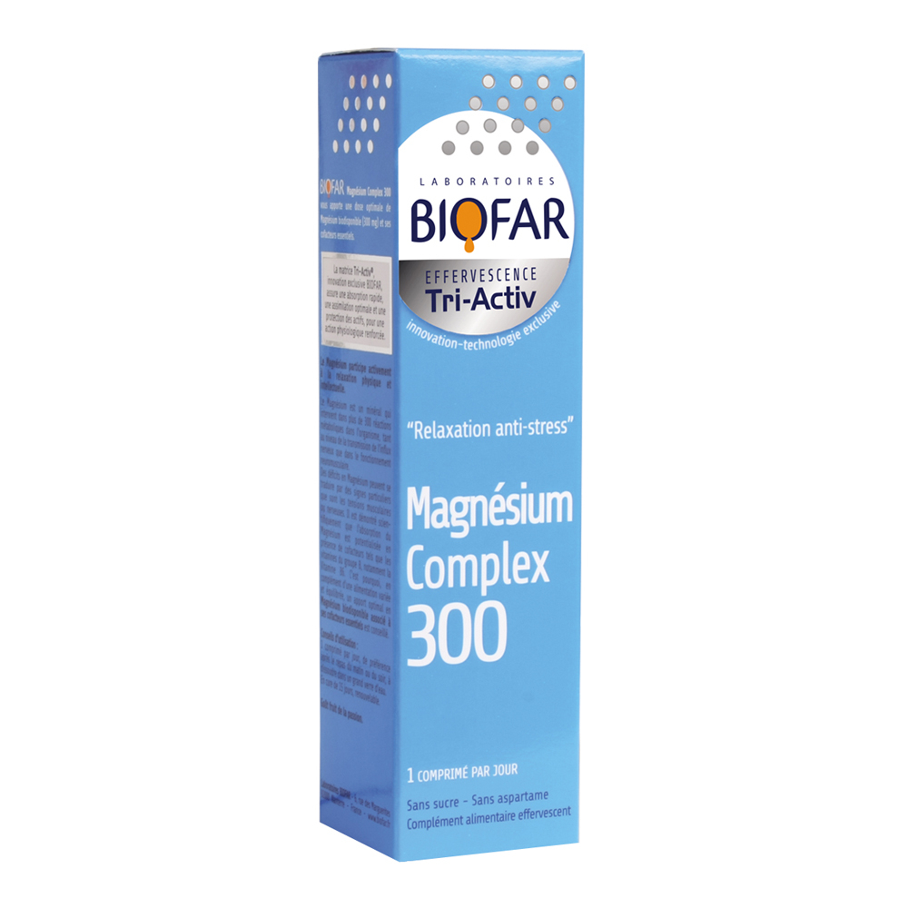 BIOFAR MAGNESIUM COMPLEX 300 15 šumećih tableta-0