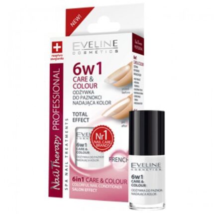 EVELINE NAIL THERAPY 6 U 1 CARE & COLOUR FRENCH-0