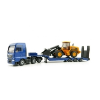 SIKU MAN TRUCK WITH LOW LOADER AND JBC 1752-0
